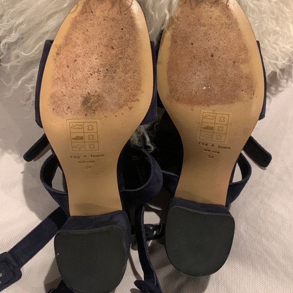 Rag and Bone navy sandal - Picture 6 of 6